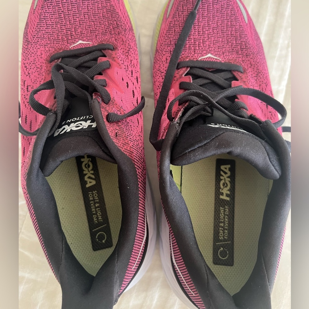 Hoka Women's Vibrant Pink Athletic Shoes